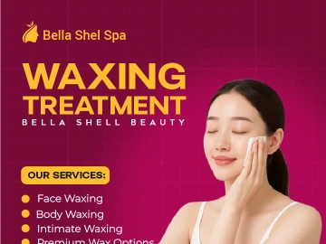 Waxing Treatment Post Design. preview picture