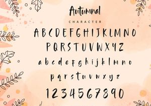 Autumnal - Handwritten Font