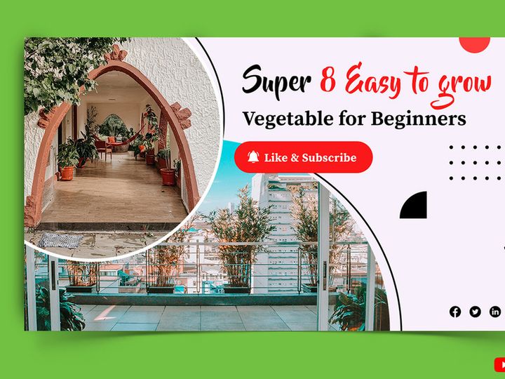 Home Garden Youtube Thumbnails