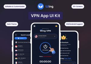 Wing - VPN App UI Kit