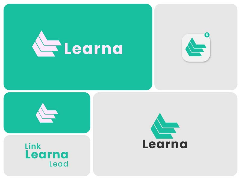 Lettermark L Logo Design - Online Learning - LMS - Education - Ai - Writer