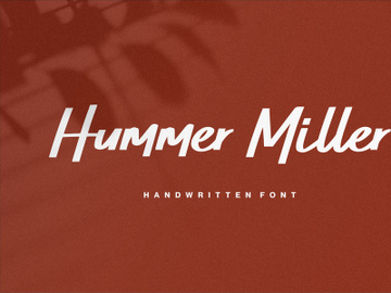Hummer Miller - Free Font preview picture
