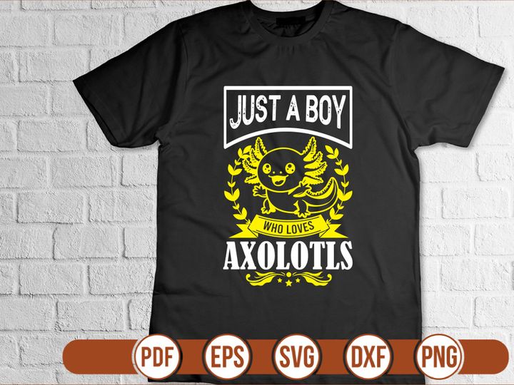 Just A Boy Who Loves Axolotls