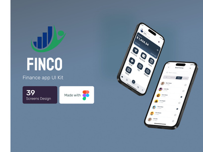 Finco Finance App UI KIT 2024