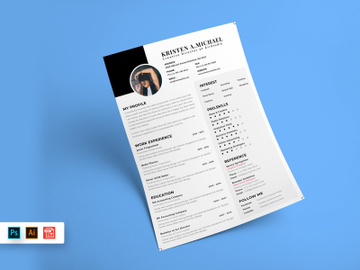 Resume CV Template-95 preview picture