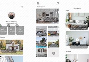 Home CCTV app UI