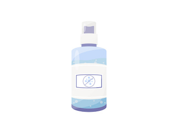 Antiseptic spray cartoon vector illustration preview picture