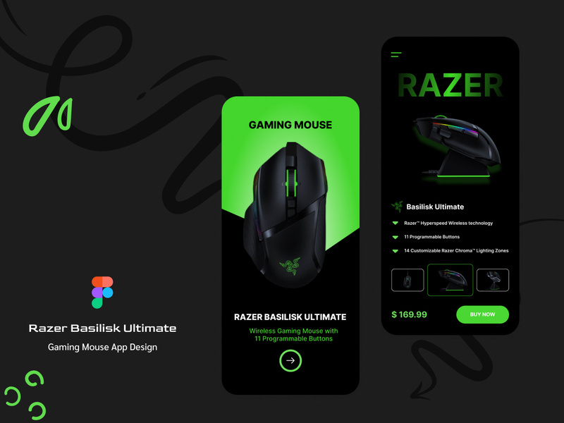 Gaming Mouse App Design