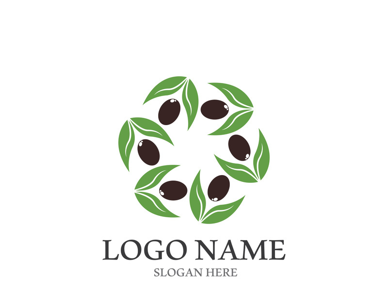 olive icon vector illustration design template