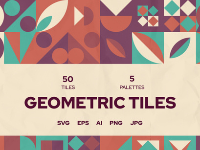 Free Geometric Tile Bundle