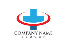 Cross Medical Logo template vector illustration
