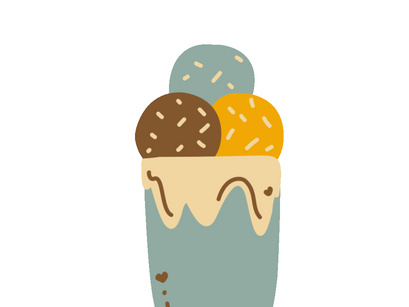 Animation milk tea stamps format GIF, MP4