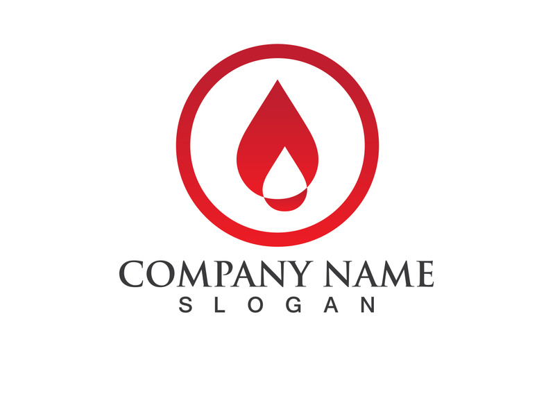 Blood drop donor vector icon