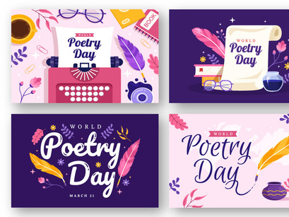 15 World Poetry Day Illustration
