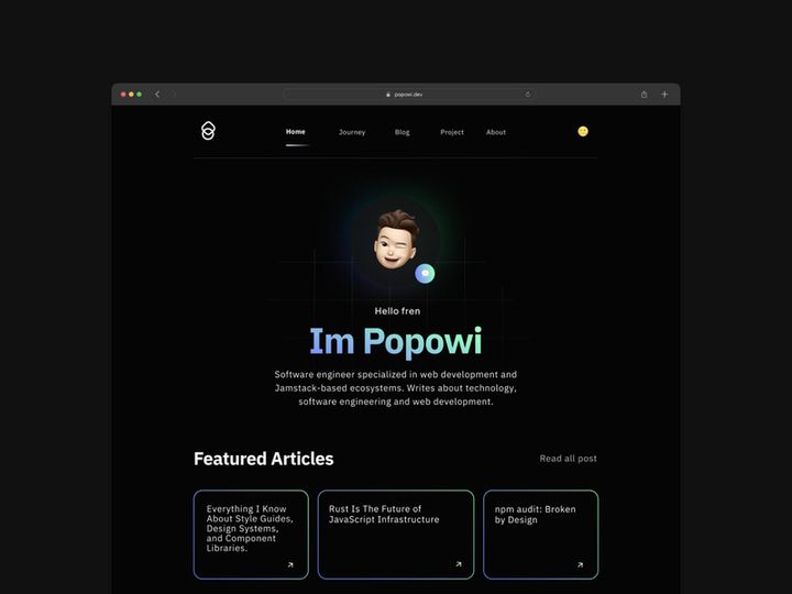 Software Enginer Website