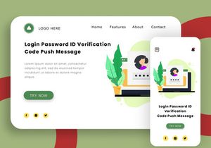 Login Password ID Verification Code concept