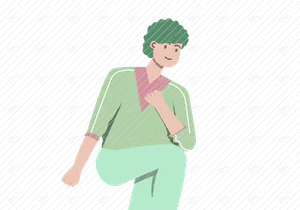 EnergizeFit - Fitness Character Illustration