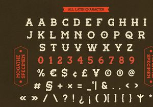 Mogathe - Western Font