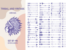 Bow, Archery Arrows Vintage Decoration