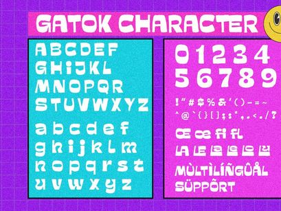 Gatok - Playful Display Typeface