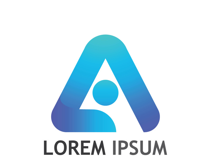 modern and creative initial letter A logo.