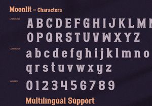 Moonlit - Bold Serif