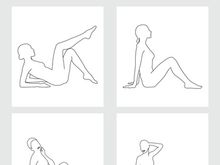 Beauty Woman Line Art, Wall Decoration