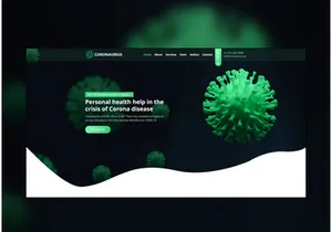 Coronavirus - Medical Landing Page Template
