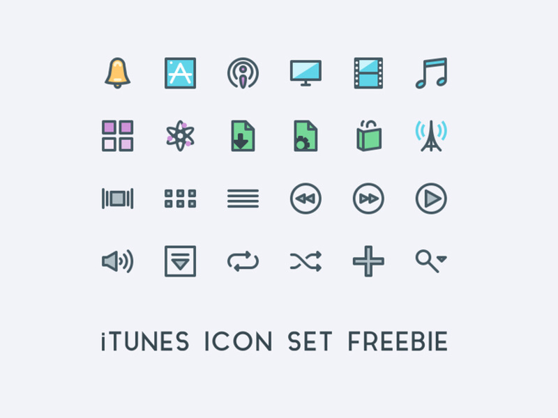 iTunes Icon Set