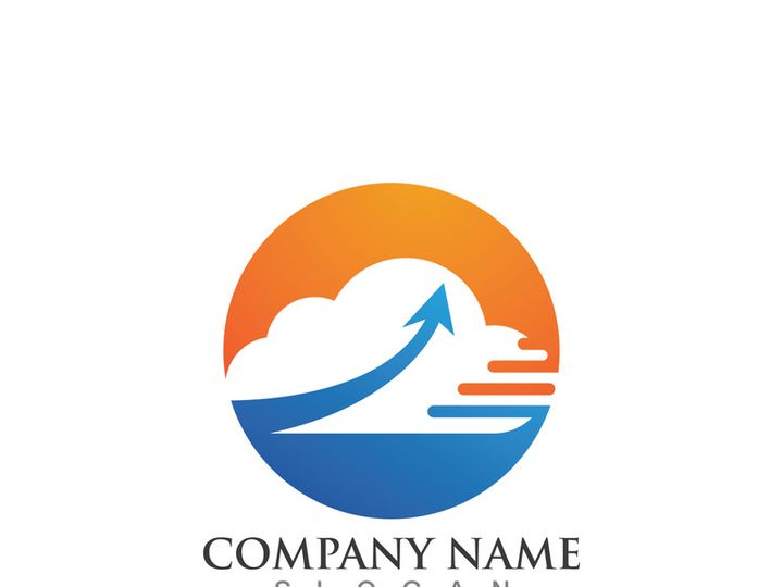 Cloud server data save upload logo