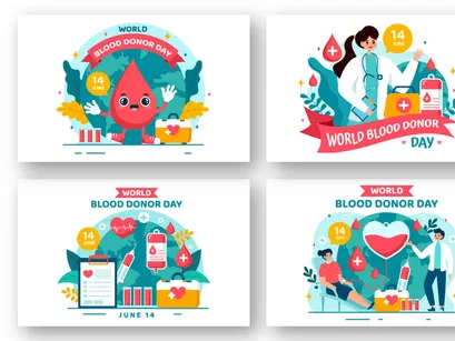 12 World Blood Donor Day Illustration