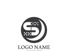 Business corporate S letter logo design vector