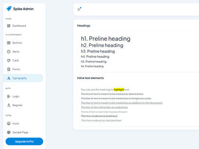 Spike Tailwind Free Admin Dashboard Template