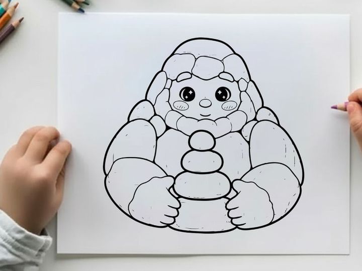 Cute cartoon sloth holding pacifier vector illustration
