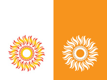 Sun vector illustration icon logo template design