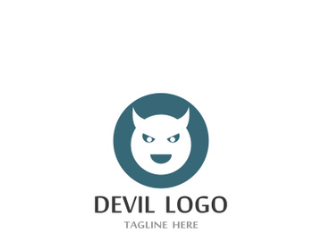 Devil logo design with a modern concept. preview picture