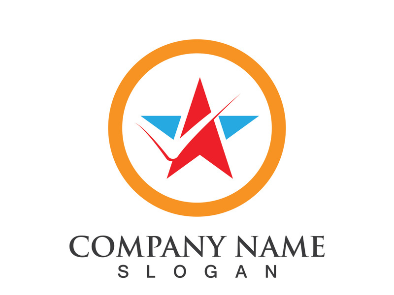 star vector icon illustration design template