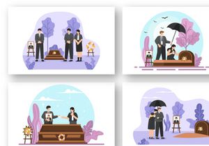 11 Funeral Ceremony Illustration