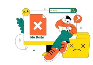 10 No Data Vector Illustration