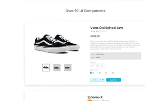 Free Desktop Ecommerce UI Kit
