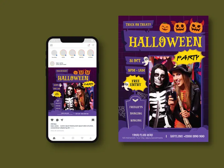 Halloween Party Flyer