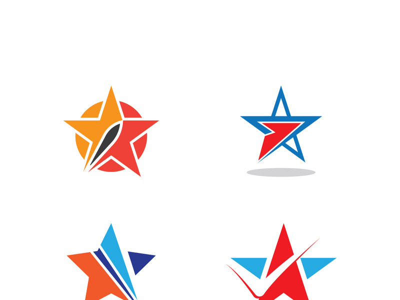 Star vector icon illustration design template