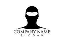 Face protection  Mask Vector logo. Medical Mask logo vector icon illustration design