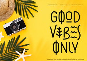 Summer Party - Display Font