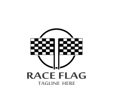 Race flag logo preview picture