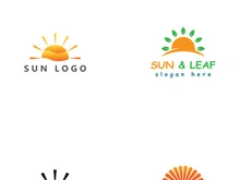 Sun logo design with a modern concept.