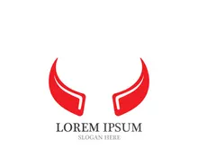 Bull horn logo and symbols template icons app