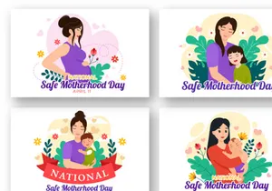 12 National Safe Motherhood Day Illustration