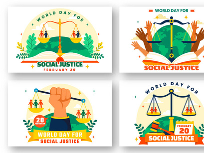 12 Day of Social Justice Illustration