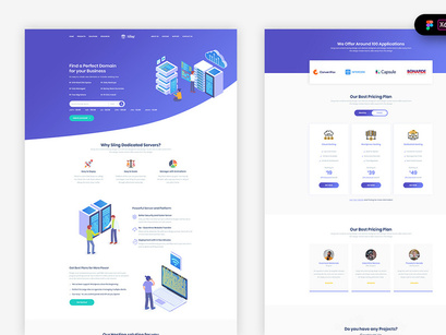 Hosting Landing Page Template